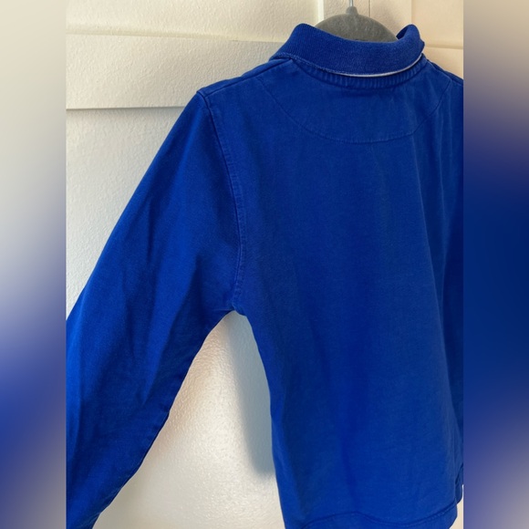 Hugo Boss Boys Blue Collar Cotton Long Sleeve Shirt‎ Size 4 - Picture 12 of 12